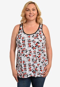 Minnie Mickey Mouse All-Over Print Tank Top