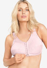 Cotton Front-Close Wireless Bra, , alternate image number null