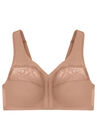 Full Figure Plus Size MagicLift Natural Shape Front-Close Bra Wirefree 1210, , alternate image number null