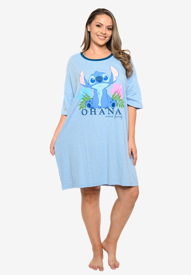 Disney Stitch Sleep Shirt Nightgown Pajamas, , alternate image number 2