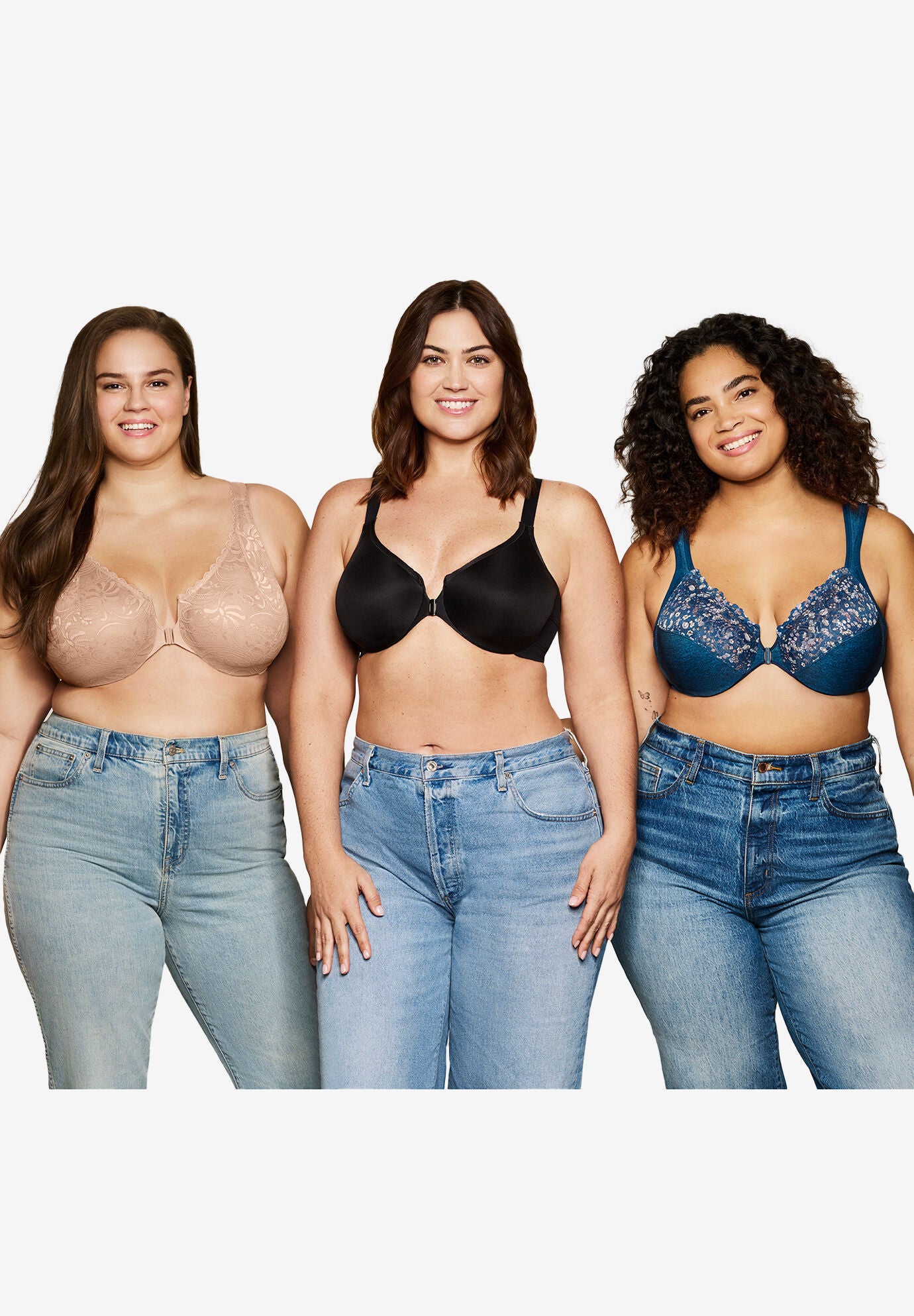 Wonderwire&reg; Front-Close Underwire Bra 1245, , alternate image number 8