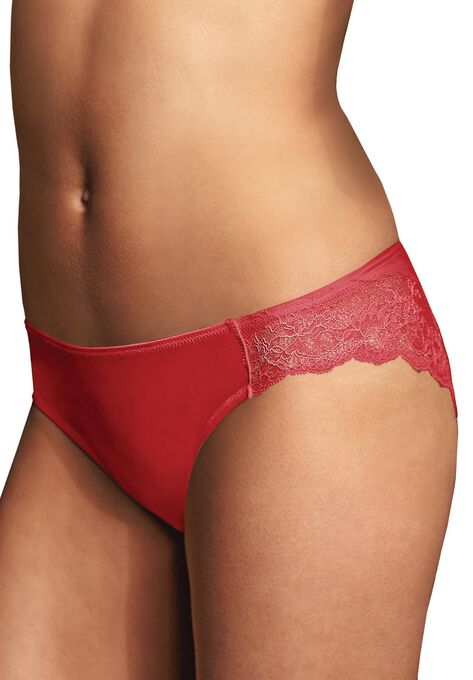 Comfort Devotion® Lace Back Tanga Panty, CAMERA RED Y, hi-res image number null