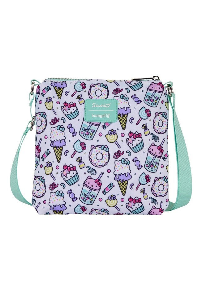 Loungefly x Sanrio Hello Kitty Sweets Passport Bag All-Over, PINK, on-hover image number null