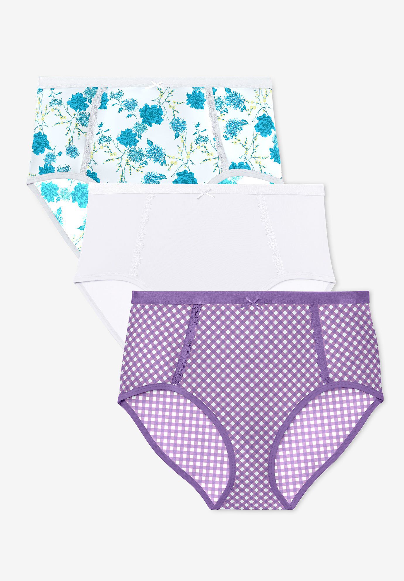 Full Coverage Microfiber Panty 3-Pack