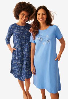 Dreams & Co.® 2-Pack Sleepshirts
