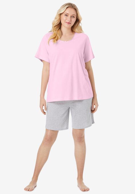 Sleep Tee , PINK SOLID, hi-res image number null
