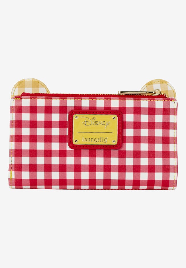 Loungefly X Disney Winnie The Pooh Zip Around Wallet Gingham, , alternate image number 2