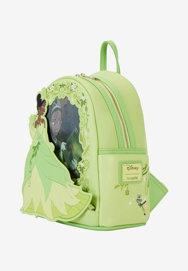 Loungefly X Disney Princess And The Frog Tiana Lenticular Mini Backpack, , alternate image number 3