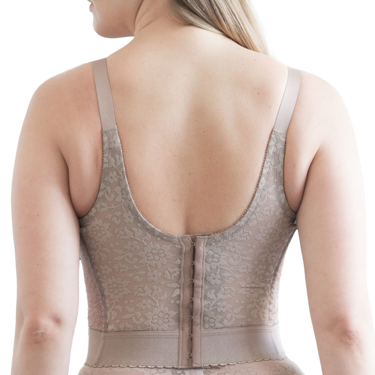 Long Line Firm Shaping Expandable Cup Bra 2202, MOCHA, on-hover image number 1