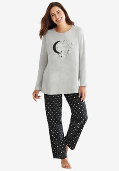 Long Sleeve Knit PJ Set