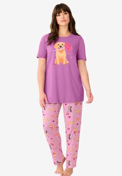 Plus Size Long Sleeve PJ Sets