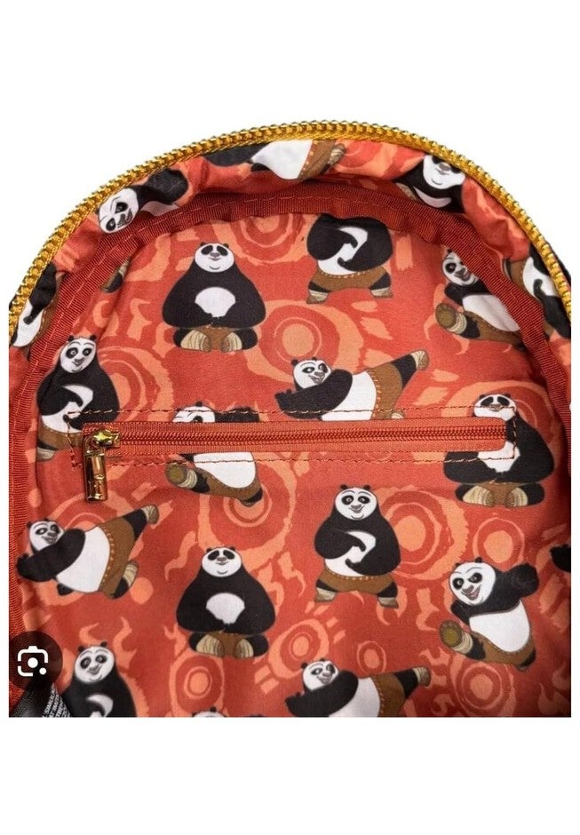 Loungefly x Dreamworks Kung Fu Panda Po Ping Cosplay Mini Backpack, BLACK, alternate image number 3