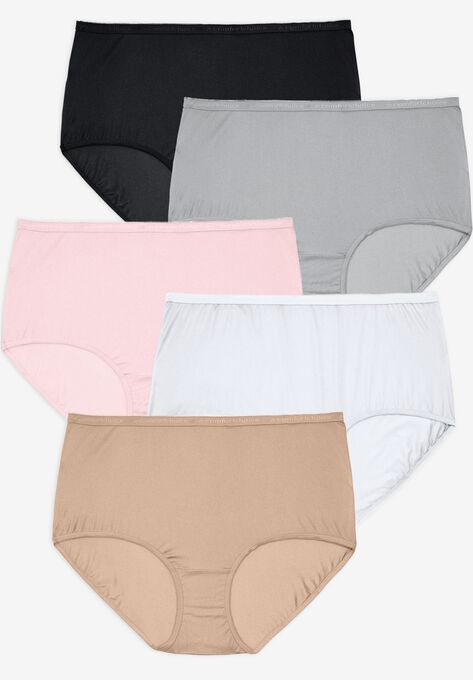 Nylon Brief 5-Pack, BASIC PACK, hi-res image number null
