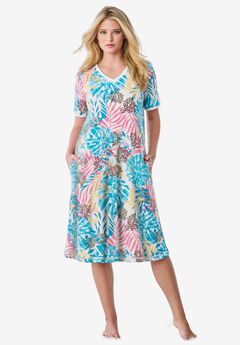 Plus Size Cotton Blend Dresses