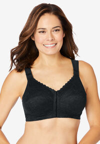 18 Hour Cotton Comfort Front & Back Close, Easy On & Easy Off Bra