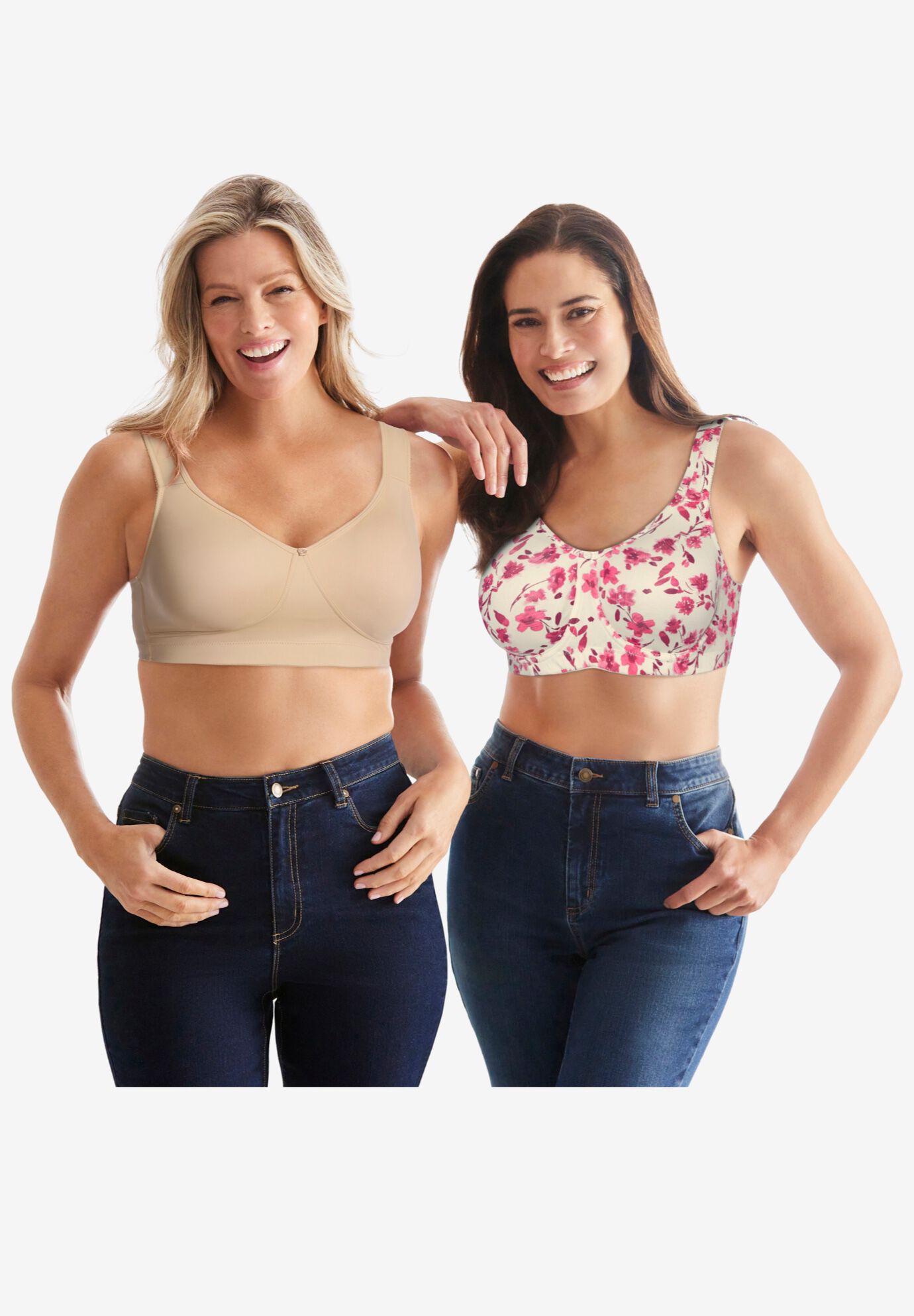 Wireless Microfiber T-Shirt Bra, , alternate image number 3