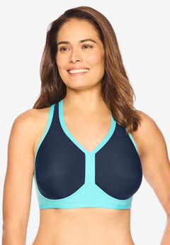V-Neck Colorblock Sports Bra