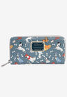 Loungefly x Disney Dogs Women's Zip Around Wallet 101 Dalmatians Lady & The Tramp, MULTI, hi-res image number null