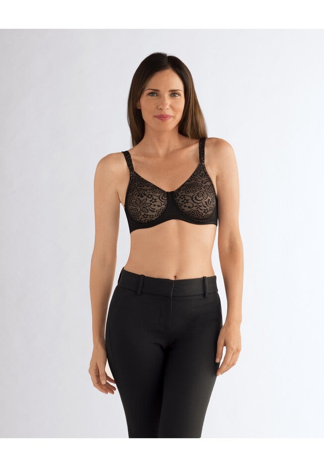Annette Underwire Bra, BLACK NUDE, hi-res image number 0