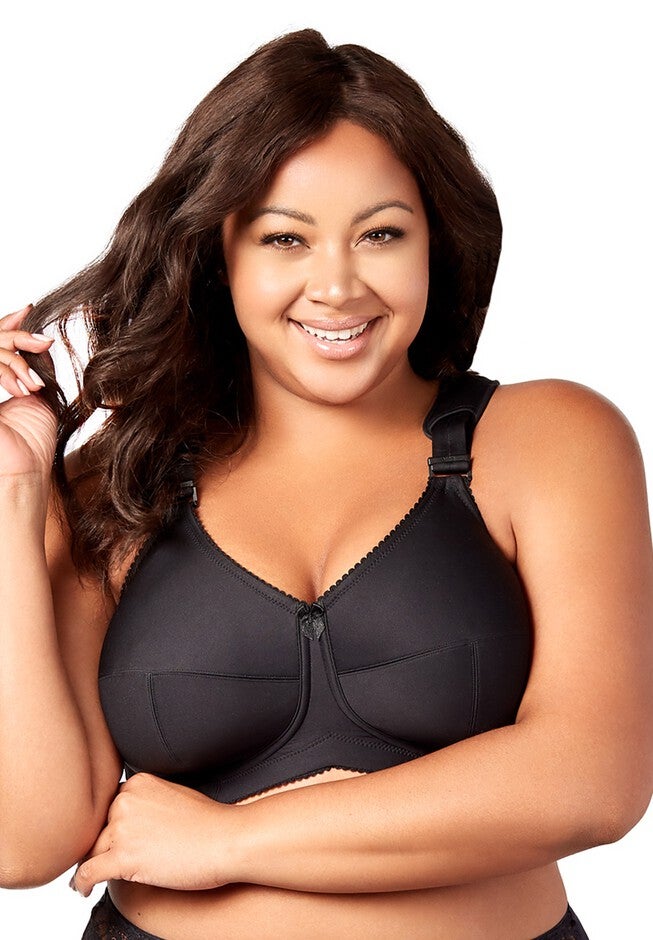 Full-Coverage Soft Cup Bra, BLACK, hi-res image number null