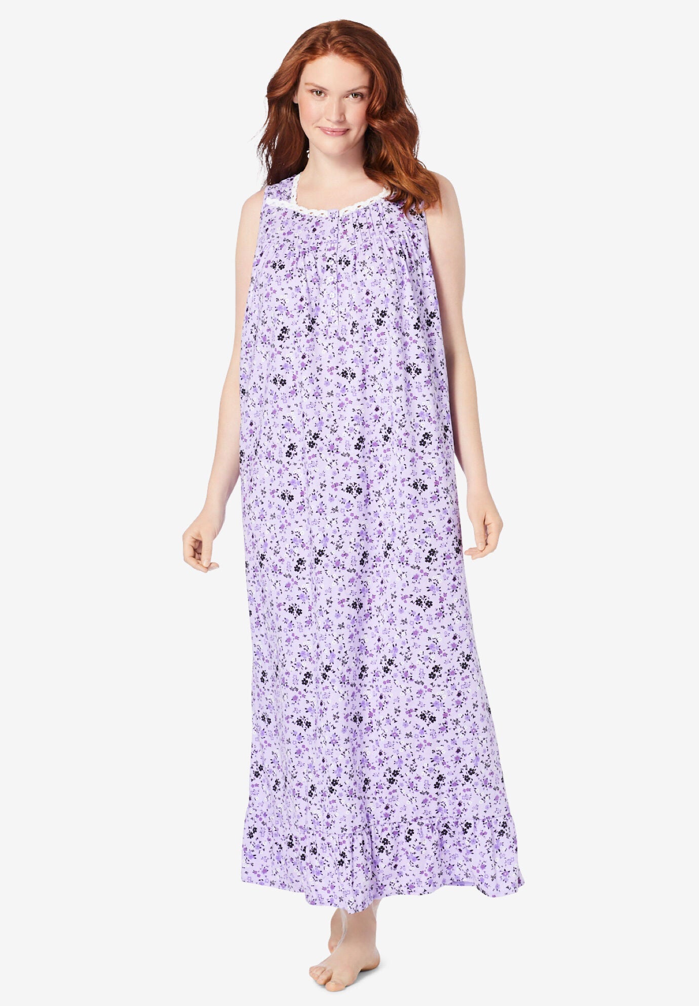 2-Piece Nightgown and Bed Jacket Set, , alternate image number 3