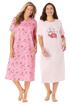 2-Pack Long Sleepshirts