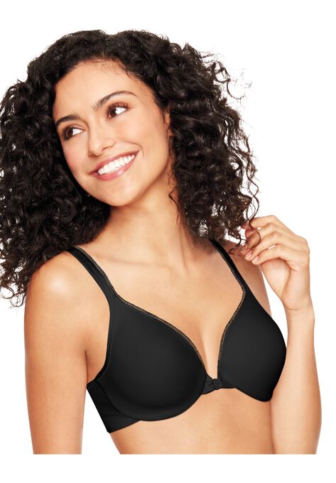 Ultimate ComfortBlend® T-Shirt Front-Close Underwire Bra , BLACK, hi-res image number null