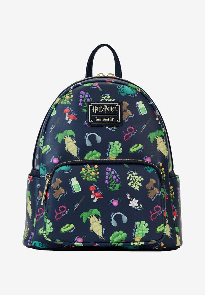 Loungefly X Harry Potter Herbology Mini Backpack Handbag, BLUE, hi-res image number 0