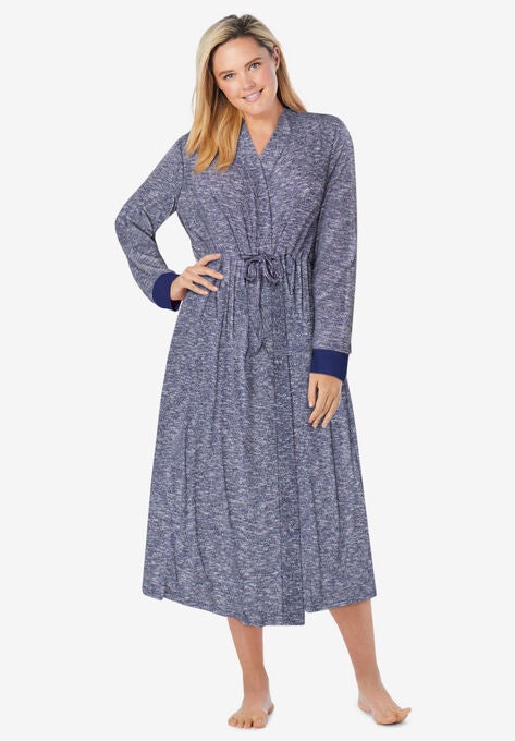 Marled Long Duster Robe , , hi-res image number null