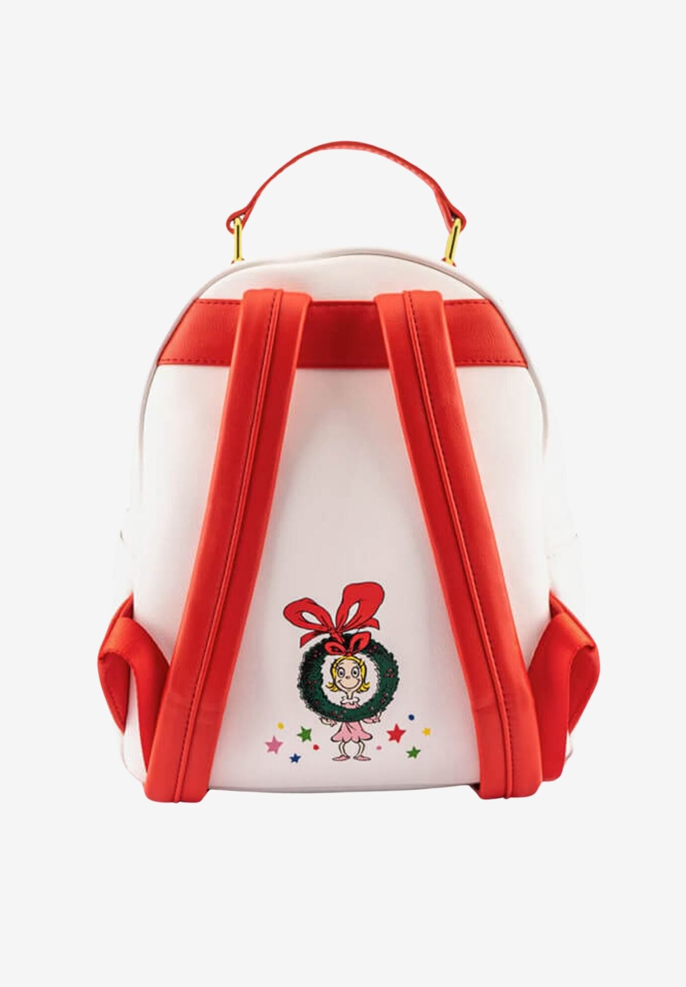Loungefly x Dr. Seuss The Grinch Chimney Mini Backpack Christmas, WHITE, on-hover image number 1