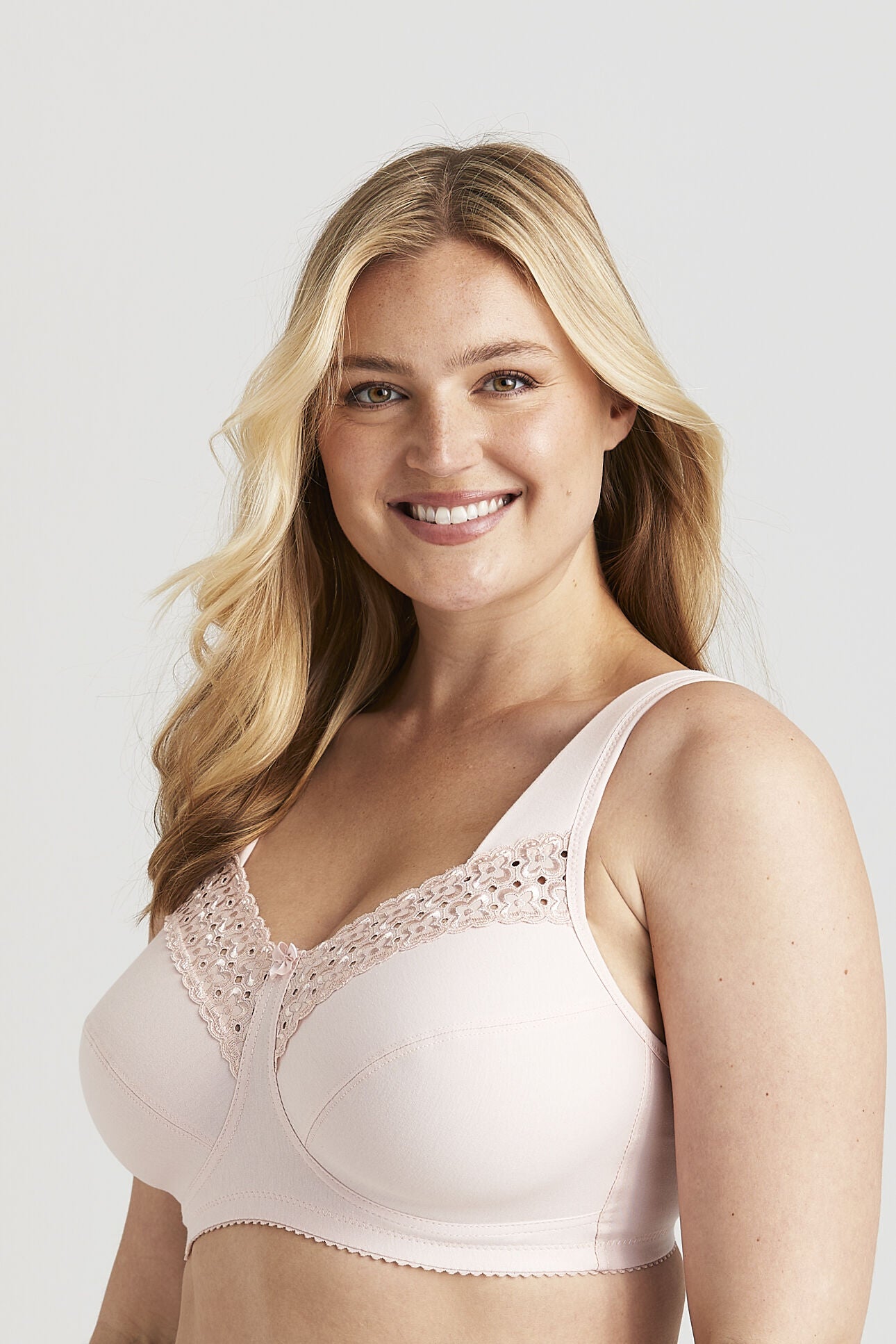 Broderie Anglaise bra, DUSTY PINK, hi-res image number 0