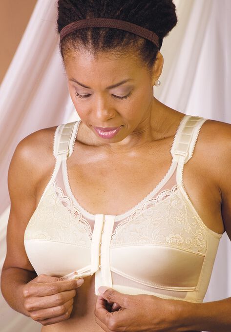 Sheer Comfort Bra, IVORY FRONT, hi-res image number null