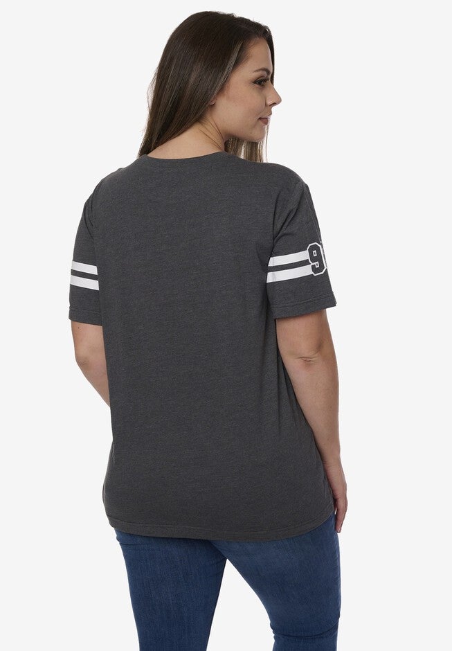 Jack Skellington Striped Short Sleeve T-Shirt , , on-hover image number 1
