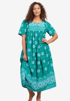 Bib-Front Short Sleeve Maxi Lounger