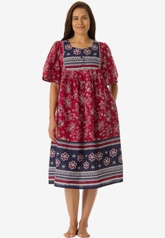 Mixed Print Short Lounger