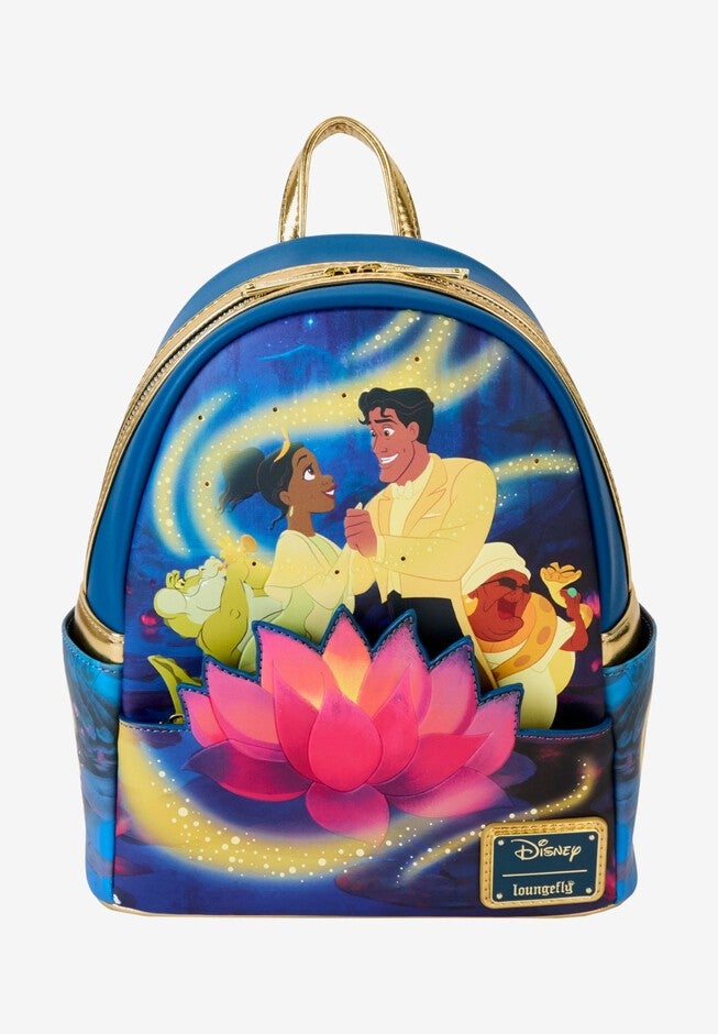 Loungefly x Disney Princess And The Frog Mini Backpack, BLACK, hi-res image number null