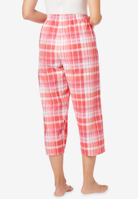 Woven Sleep Capri Pant, , on-hover image number null