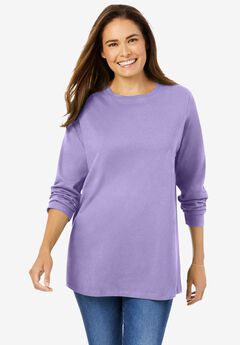 Perfect Long-Sleeve Crewneck Tee