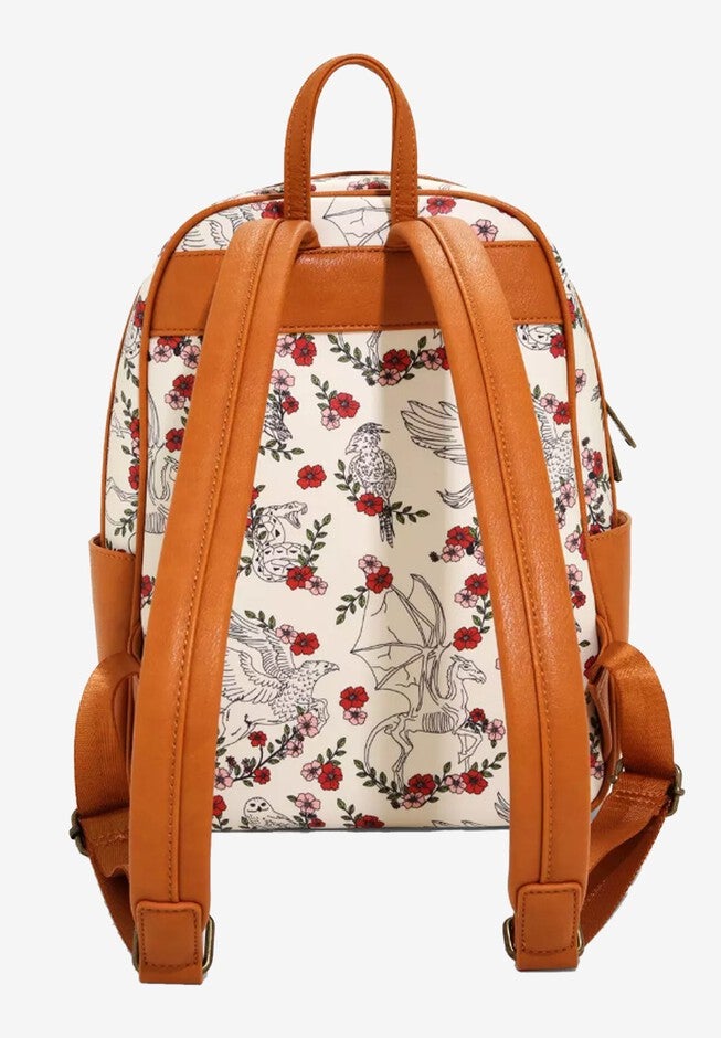 Loungefly X Harry Potter Creatures & Flowers Mini Backpack , , on-hover image number 1