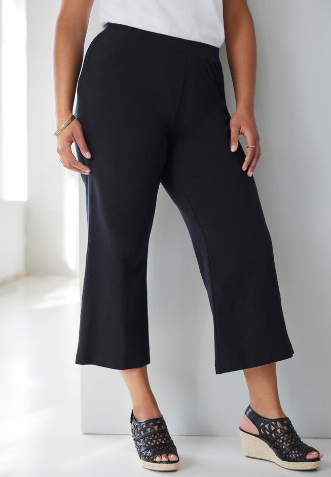 Capri Flare Legging, BLACK, hi-res image number null