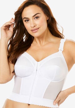 Front-Close Wireless Longline Posture Bra