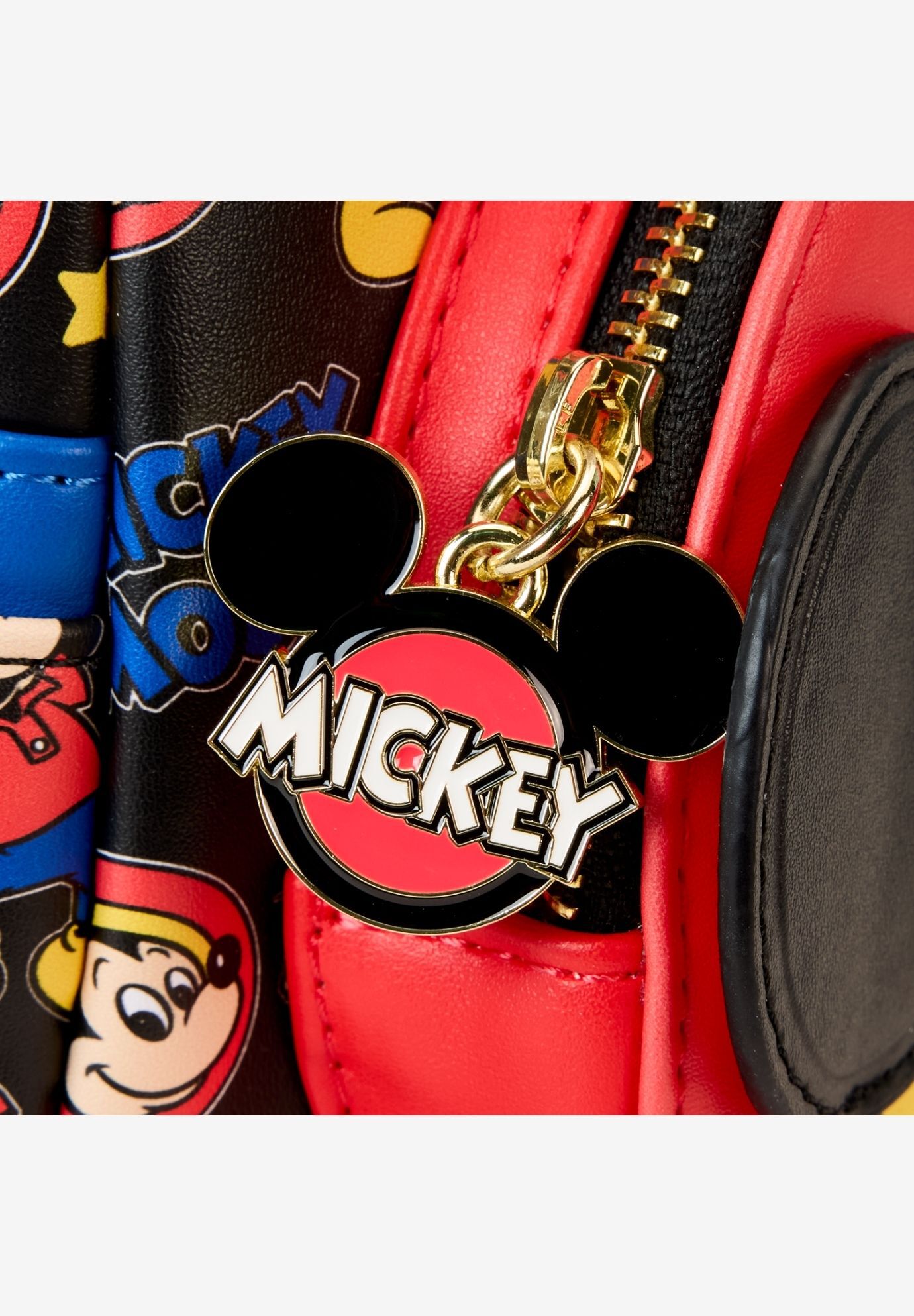 Loungefly x Disney Mickey And Friends Classic Mini Backpack, BLACK, alternate image number 5