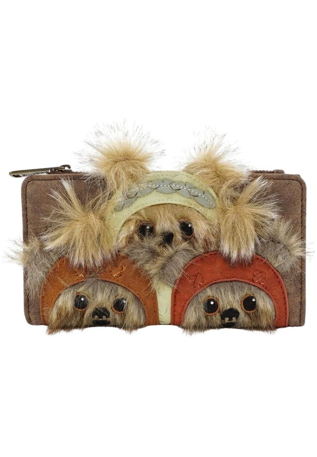 Loungefly Star Wars Lando Calrissian & Jabba The Hutt Wallet - Amazon Exclusive Vinyl Zip Wallet
