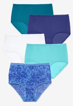 Plus Size High Waist Briefs