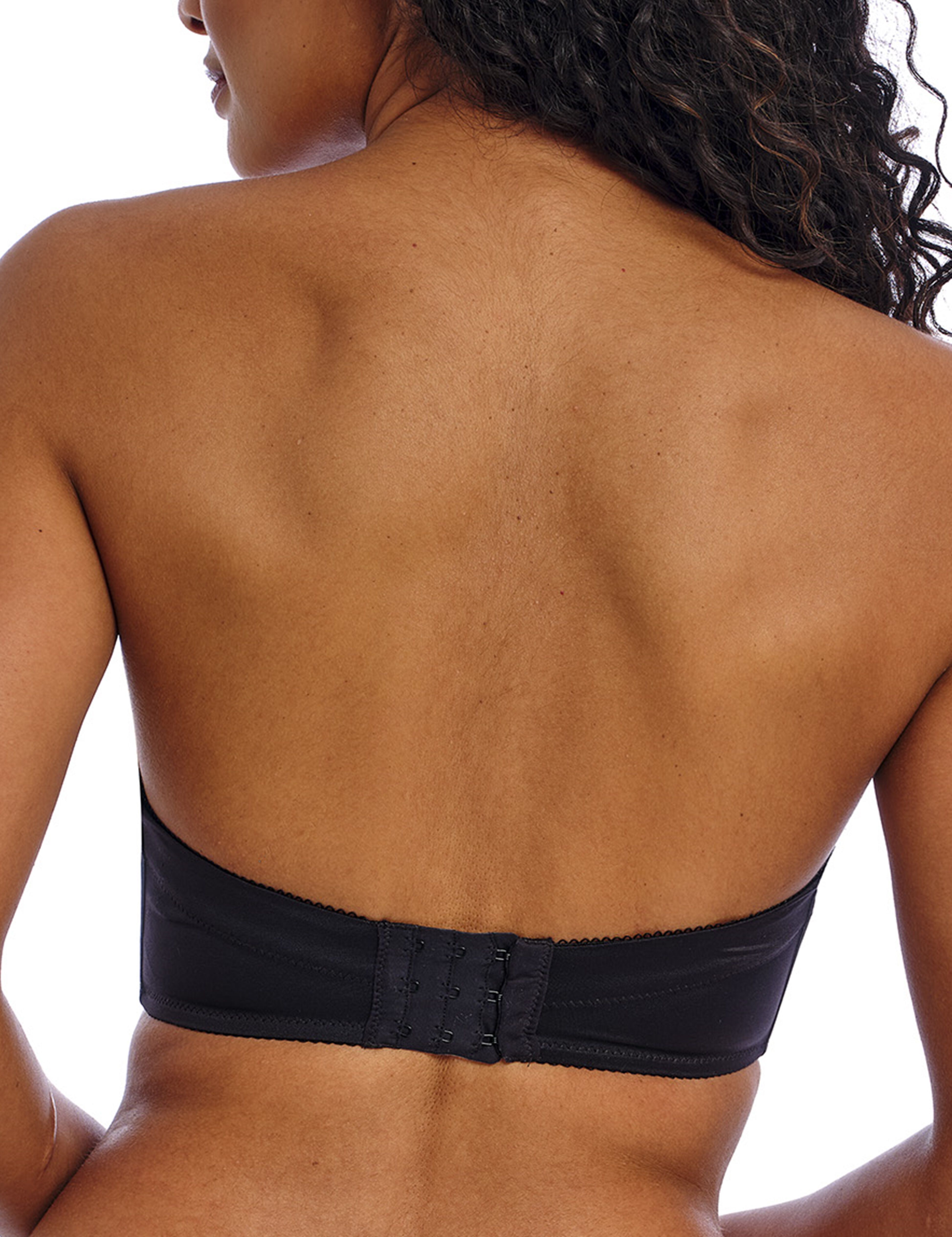 DECO U/W MOLDED STRAPLESS BRA, BLACK, on-hover image number 1