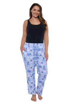 Winnie The Pooh Eeyore Pajama Pants Sleepwear Loungewear