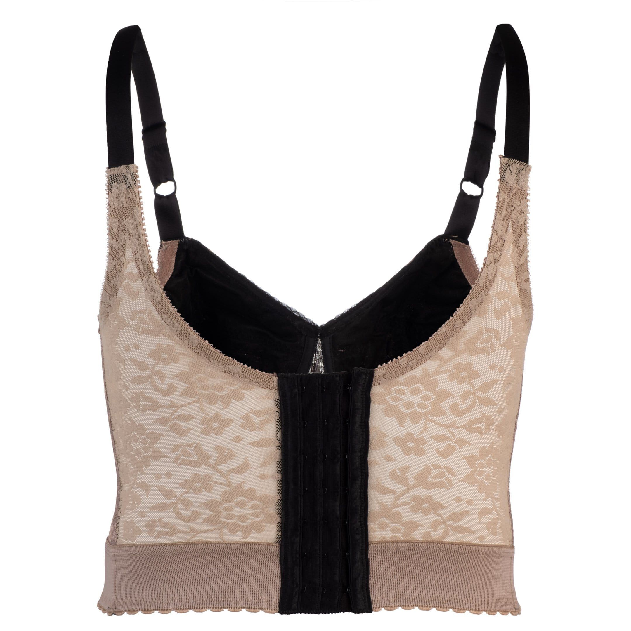Long Line Firm Shaping Expandable Cup Bra 2202, MOCHA, alternate image number 6