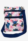 Stitch Passport Bag Travel Crossbody Purse Pink White, PINK, hi-res image number null
