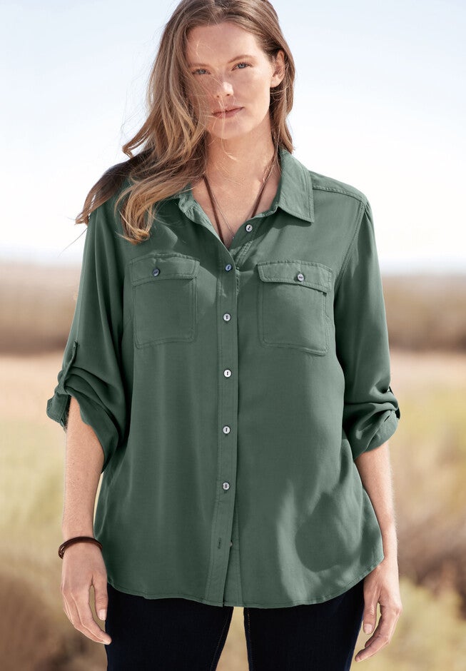 Utility Button Down Shirt, , alternate image number null