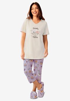 2-Piece Capri Cotton PJ Set